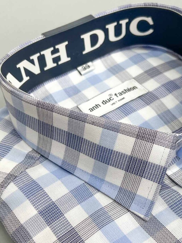 áo sơ mi tay ngắn vạt ngang Anh Đức ANT22109